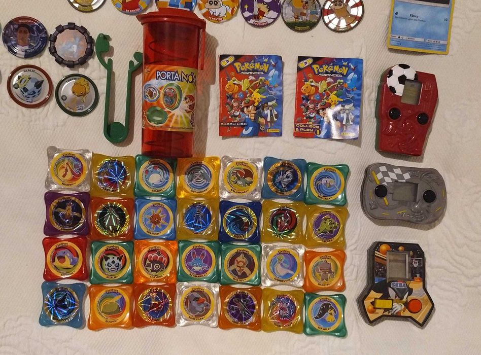 Tazos Pokémon/Shin Chan/Yu-Gi-Oh!/Bollycao/Carros Hot Wheels/Etc
