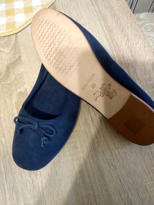 Шкіряні італійські балетки. Колір: червоні, сині ,сірі.