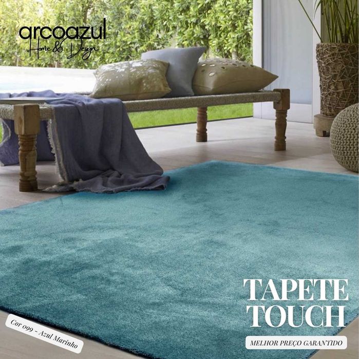 Tapete Touch -Melhor Preço Garantido - Lavável - 140x200cm By Arcoazul