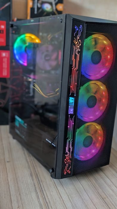 Ігровий ПК i5-9500 / GTX 1660 Super 6GB / 16GB RAM / SSD 500GB / Стильний корпус