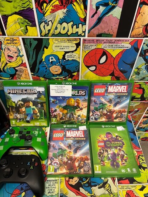 Xbox One + Zestaw Minecraft Lego+2x Pad Gwar 12m Szczecin Ufogames