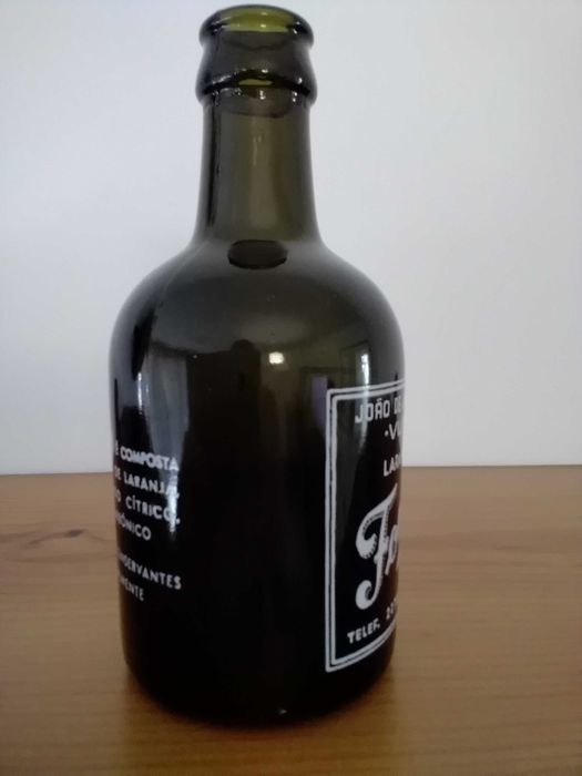 Garrafa de Refrigerante, Pirogravada, Tipo Pote: Laranjada Fontelina - Viseu