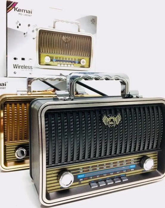 Ретро радіоприймачі з ручкою kemai MD MD 1908 - bluetooth