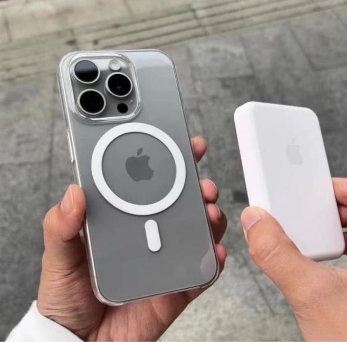 Прозорий чохол Айфон силіконовий чехол MagSafe iPhone 10-17 (Pro, Max)