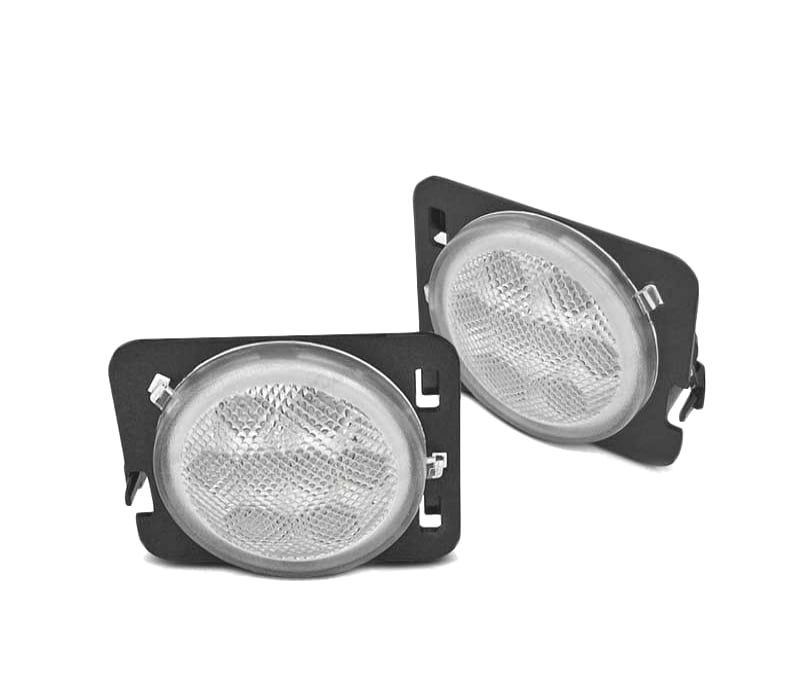 PISCAS LATERAIS LED PARA JEEP WRANGLER JK 07-18 CHROME CROMADOS