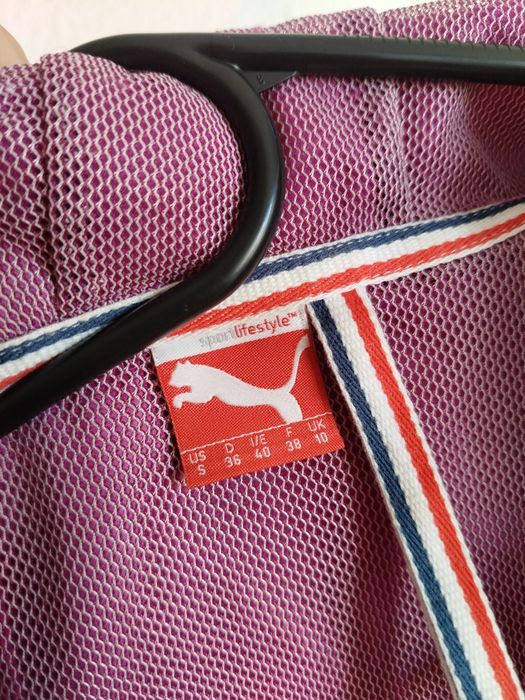 Kurtka puma wiatorka 36 S różowa