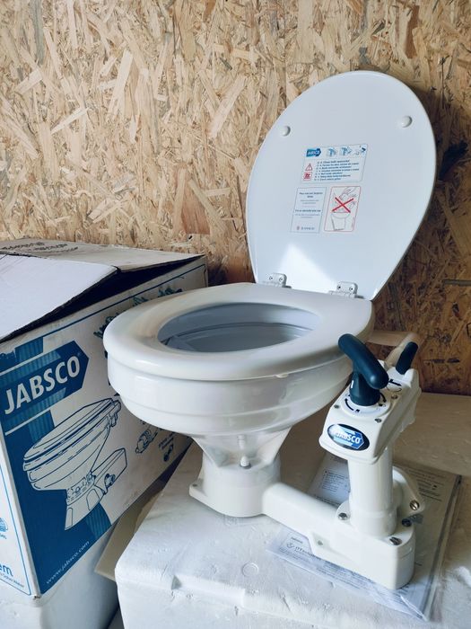 Toaleta morska Manualna do jachtu motorówki hausbota kampera