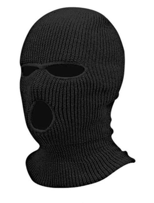 Балаклава маска снуд белая черная бандитка в на подголовник авто баф