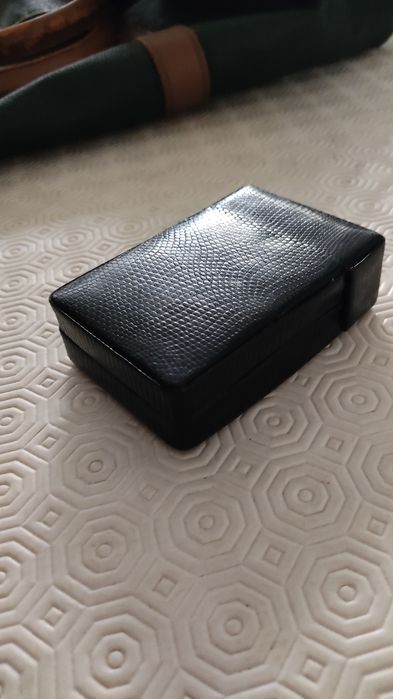 Estojo em pele cigarros vintage