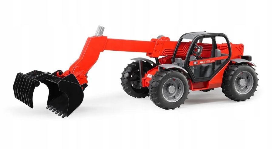 BRUDER Manitou MLT 633 ładowarka teleskopowa 1:16 chwytak Niemcy