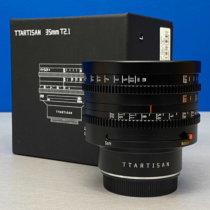 TTArtisan 35mm T2.1 | Dual Bokeh | L-Mount | NOVA | 3 ANOS DE GARANTIA