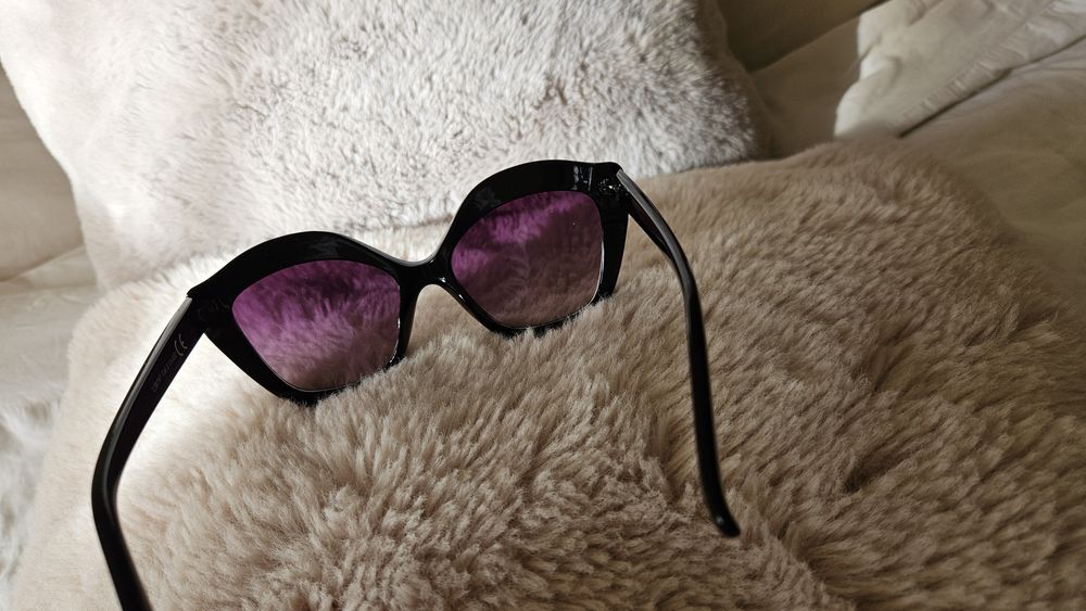 Okulary przeciwsłoneczne z cyrkoniami