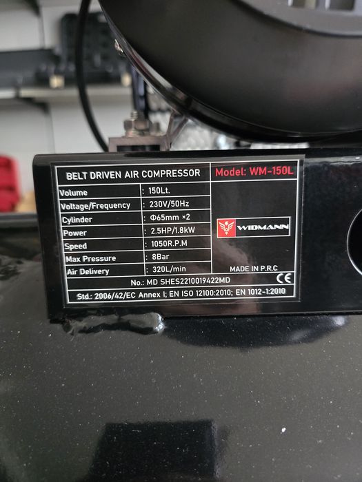 Compressor de 150 litros novo