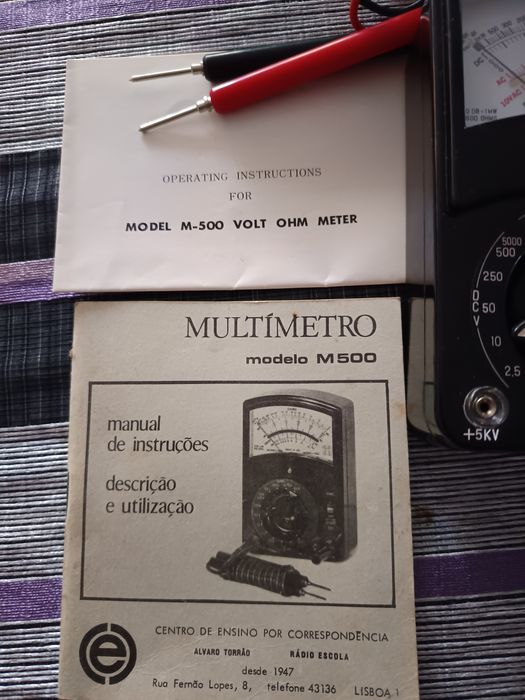 Multímetro Analógico – Modelo M500