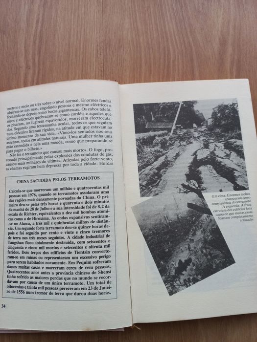 Livro Grandes Catástrofes do século XX