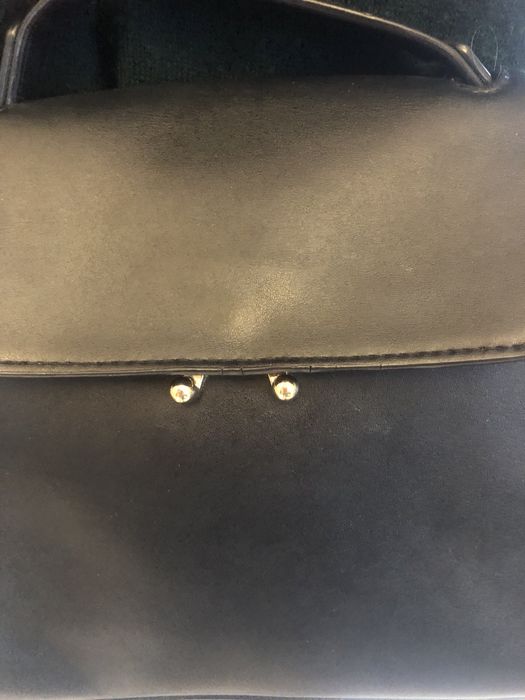 H&M czarna torebka ekoskóra 25x10