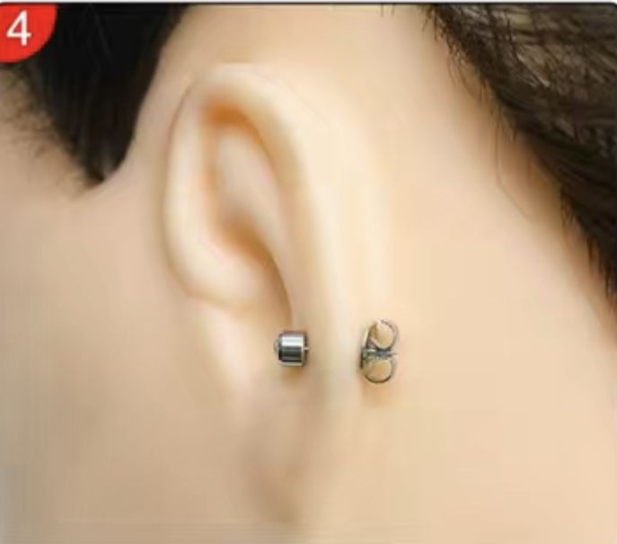 Pistola de perfuração de orelha para brincos e piercings