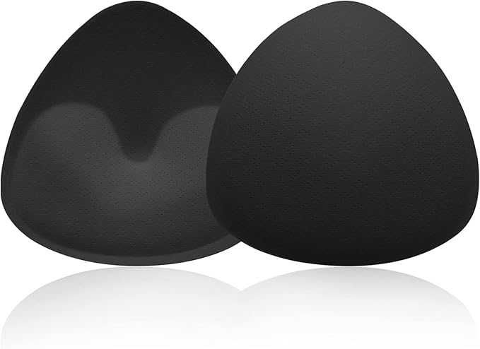 Wkładki do biustonosza trójkątne oddychające miękkie 2 pary