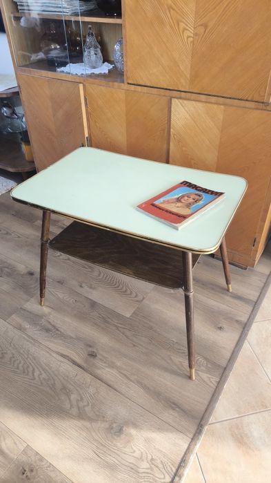 Mid-century modern stolik patyczak lata 70 PRL