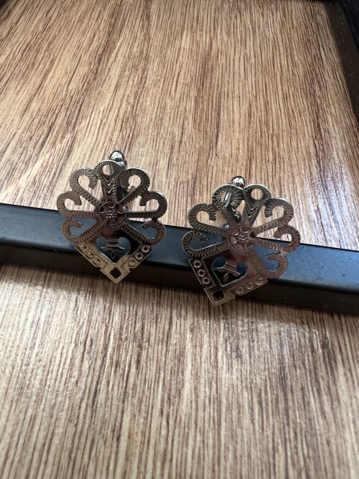 Spinki do mankietów góralskie parzenice metaloplastyka biżuteria