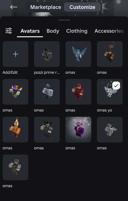 Аккаунт в Roblox