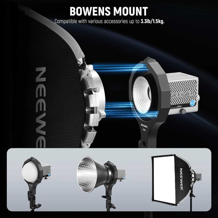 Adaptador Bowens NEEWER CHB1 para HS60B e HS60C