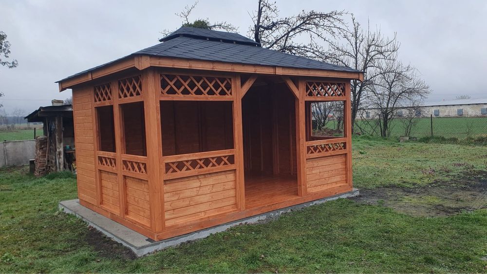 Altana wiata tarasy meble ogrodowe domki narzedziowe. TimberAltDesign