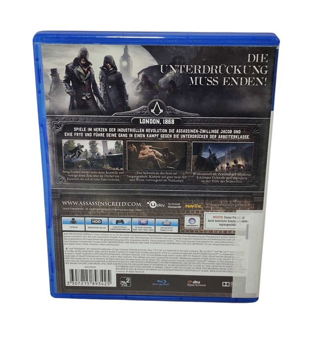 Gra na Ps4 Assassins Creed Syndicate