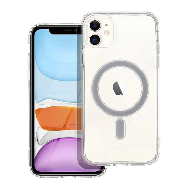 Etui Clear MagSafe Cover + Szkło Hartowane do iPhone 11