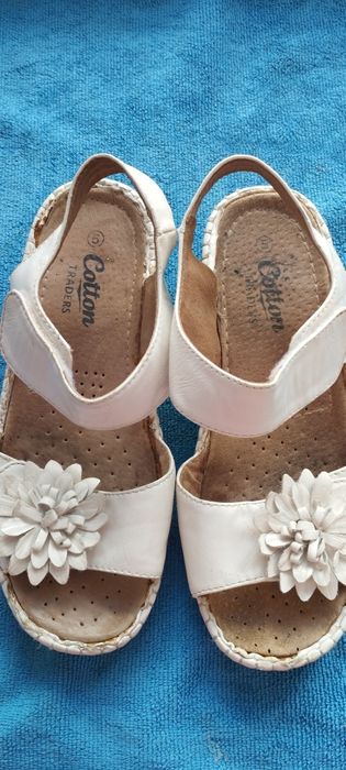 Sandały damskie letnie rozmiar 37 białe