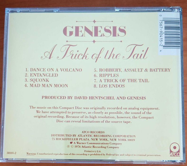 Cd's originais dos Genesis