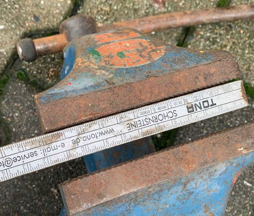 Imadło Matador z kutej stali stan BDB 120 mm