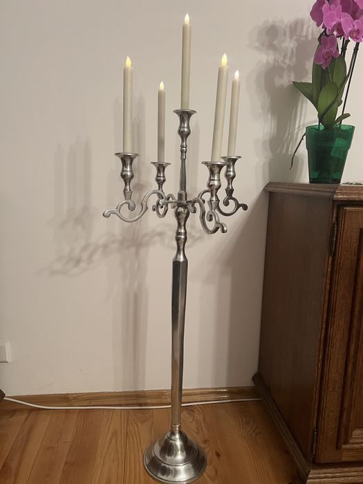 Świecznik 5- ramienny Kandelabr/ 1 sztuka .