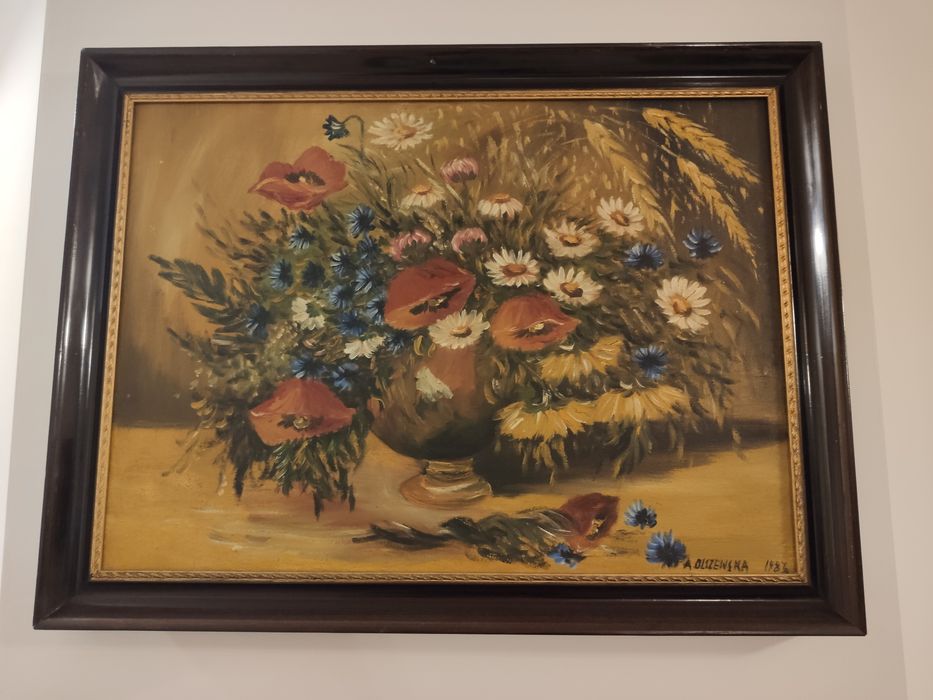 Obraz 84x64cm A.Olszewska 1987