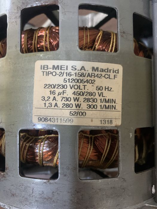 Двигун пральной машини