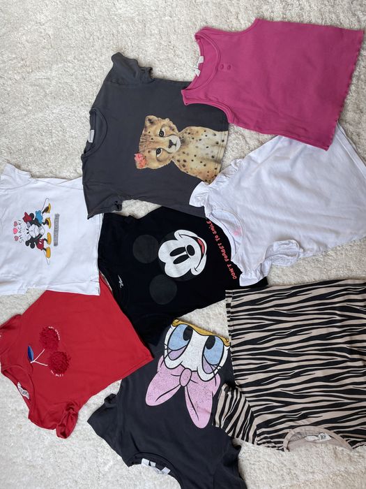 8 Tshirów podkoszulki jak nowe Zara Reserved H&M