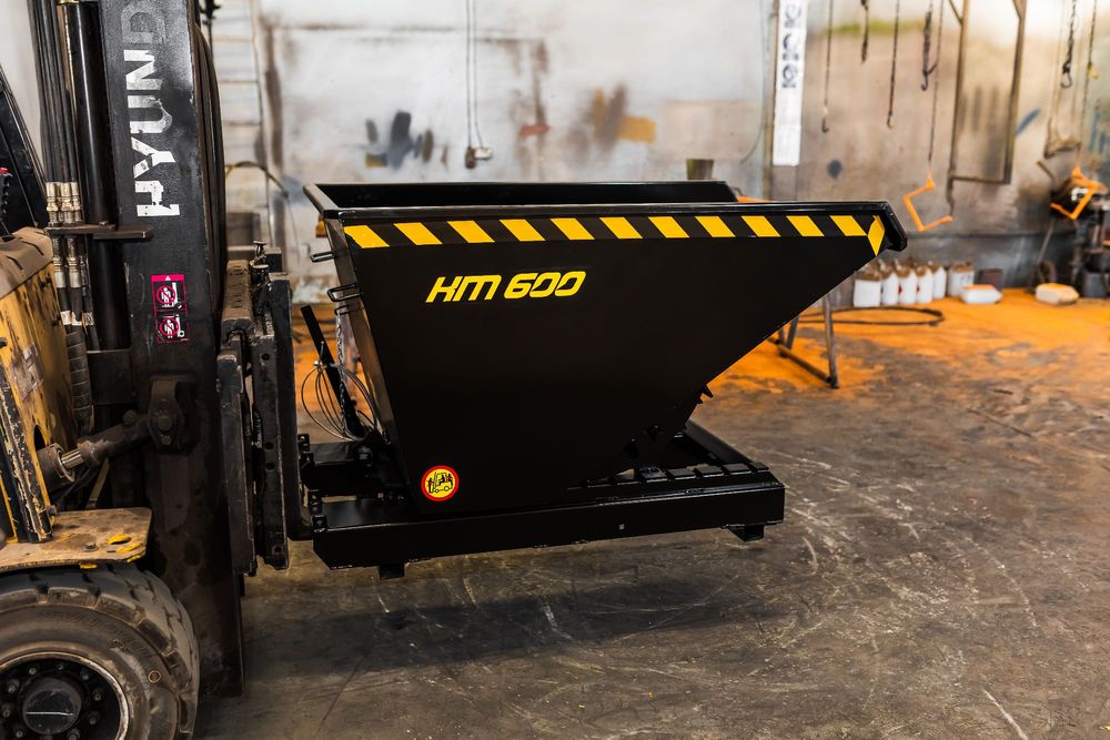 Kontener / Kontener samowyładowczy / Kontener metalowy 600L