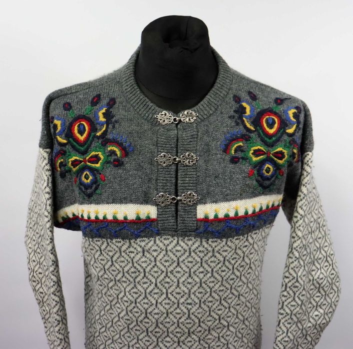 Bouviac męski wełniany sweter rozmiar M