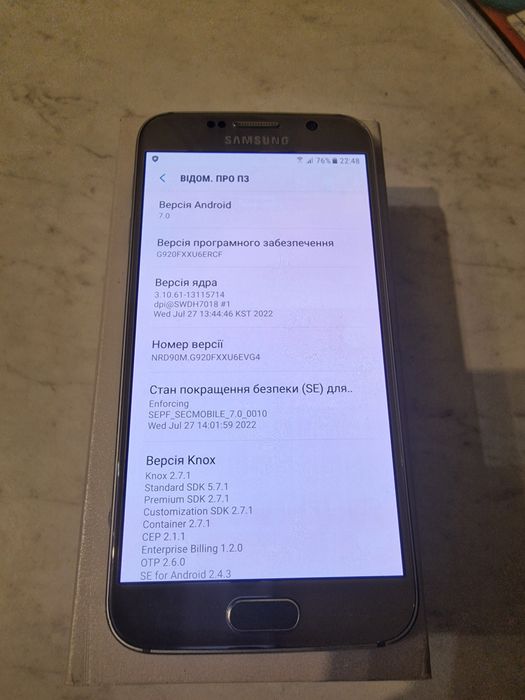 Смартфон Samsung Galaxy s6