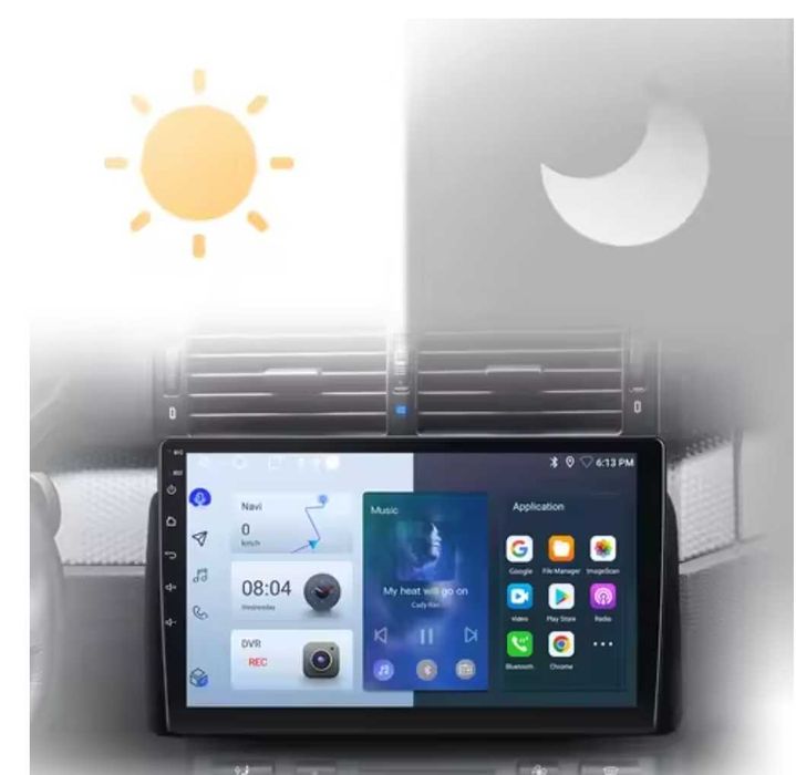Auto radio universal 9" em caixa