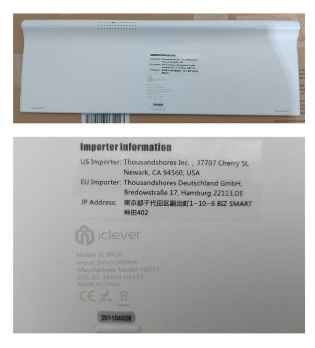 Iclever Wireless Bluetooth Keyboard514038322157987844