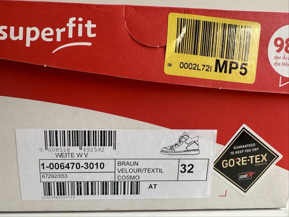 Superfit chłopięce z systemem BOA