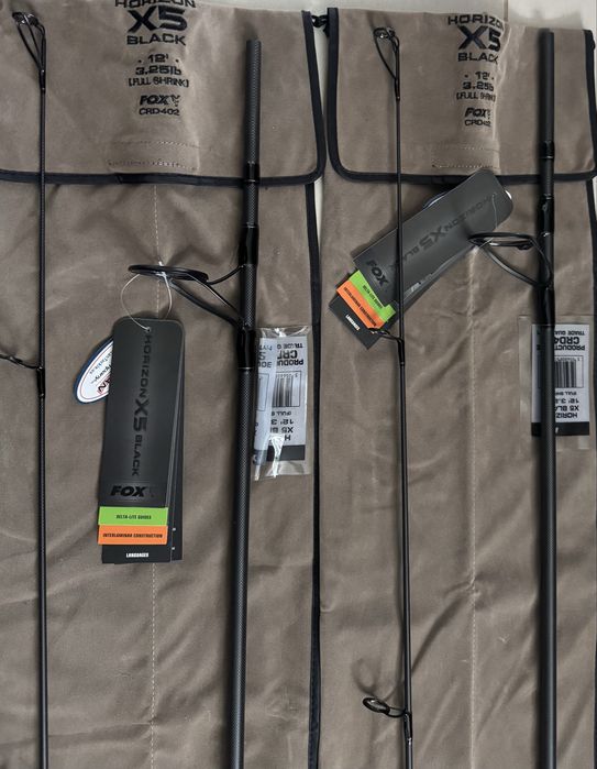2x Wedka FOX HORIZON X5 Black