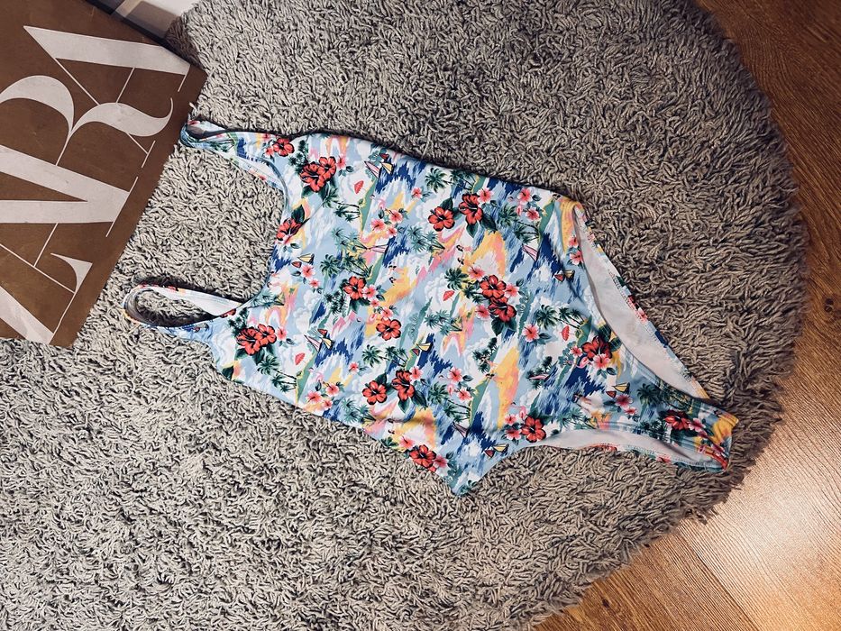 Stroj kapielowy bikini rozm M w kwiatki