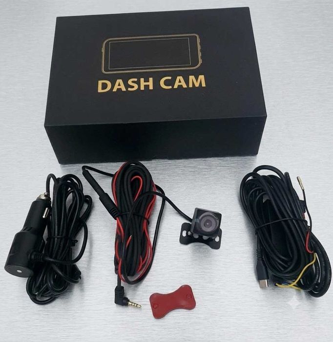 High-Definition Dash Cam Kit with Rear Camera