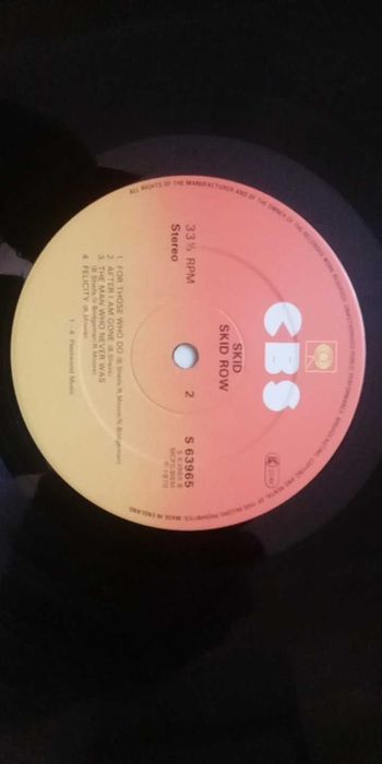 lp Skid Row \ 34 Hours NM 1971 UK Blues Rock, Prog Rock