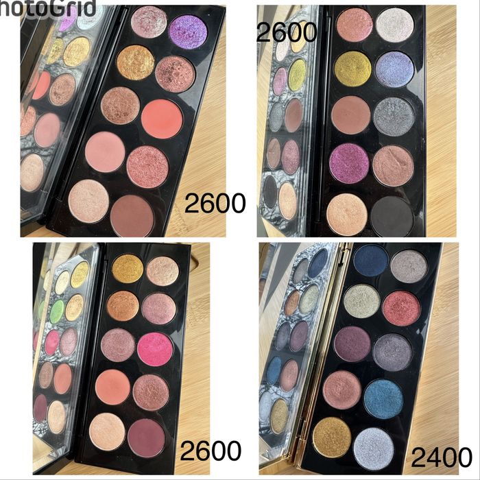 Lisa Eldrige, Byredo, Chanel, Bobbi Brown  Charlotte Tilbury, Denona, Pat McGRATH