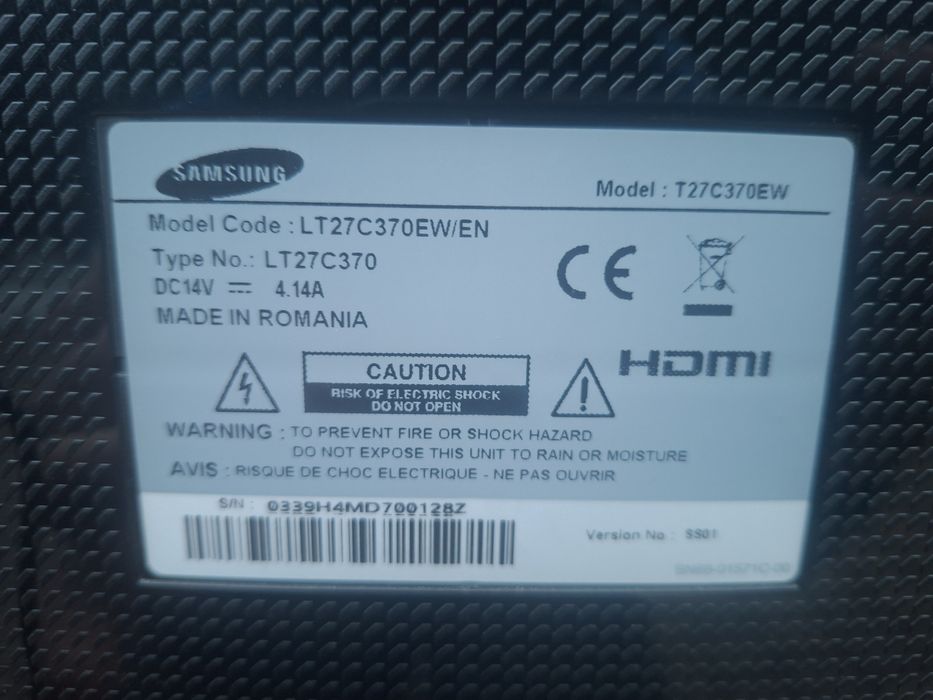 Telewizor SAMSUNG 27CALI stan bdb z hdmi