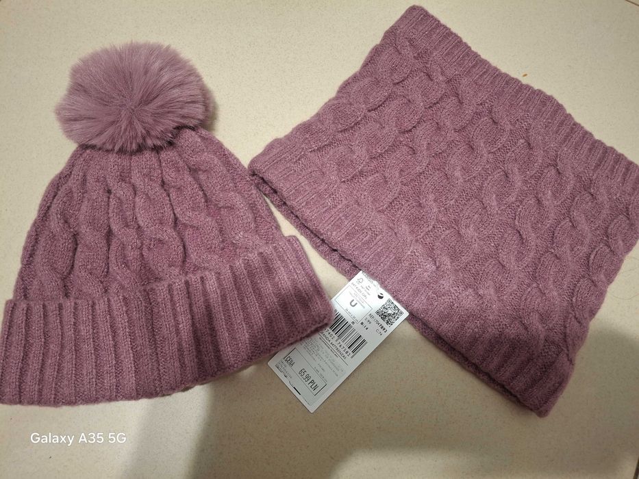 Czapka 56 cm i komin MAMGO Nowe