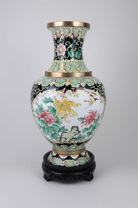 Jarra em esmalte de cantão - 26 cm